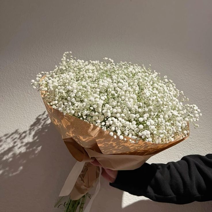 Bó hoa Baby trắng tinh khôi nằm trong Top 5 loại hoa tươi giá rẻ cực đẹp Freeship - Sea Flora